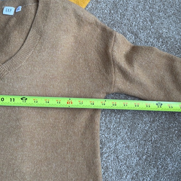 Gap sweaters. Blue, yellow, tan. - Picture 3 of 11